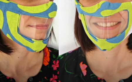 Plastikmaske durchsichtig selber machen aus Stoff und PVC-Folie