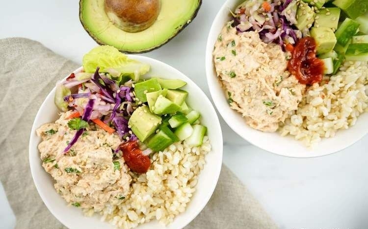 Salate kalorienarm Thunfischsalat Rezept gesundes Abendessen zum Abnehmen