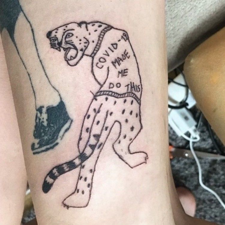 Tiger Tattoodesign kleine Tattoos Unterarm Corona Tattoo Trends