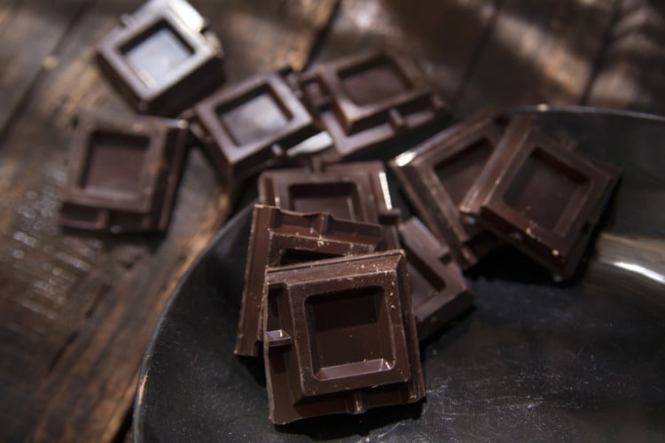 Zartbitterschokolade zum Abbau von Stress
