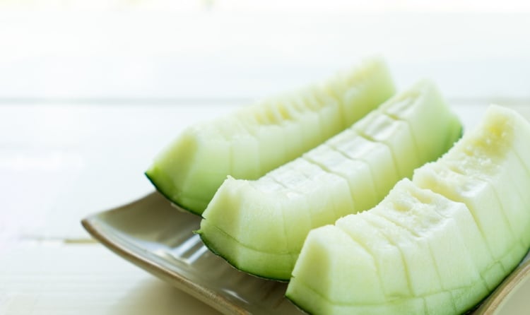 honigmelone grün sorte galia enthält wenig kalorien