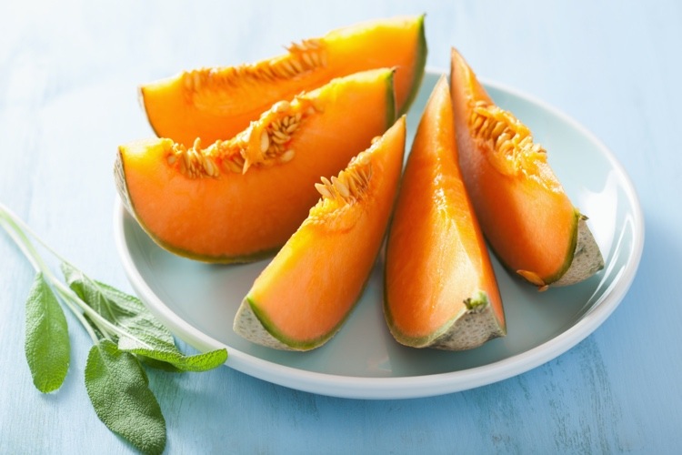 vitamin c beste lebensmittel cantaloupe-melone