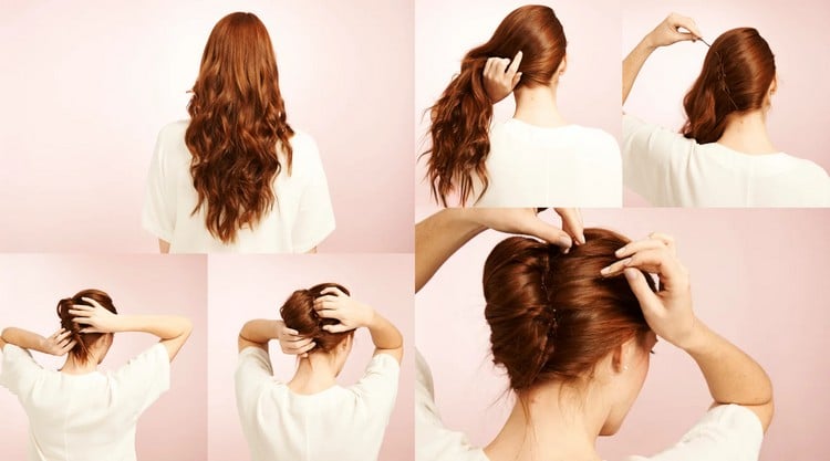 Banana Hairstyle Instructions Quick Updo Hairstyles For Long Hair Easy