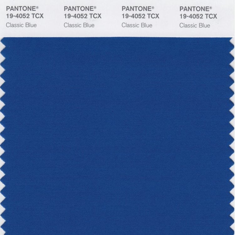 Classic Blue has been named Color of the Year by Pantone