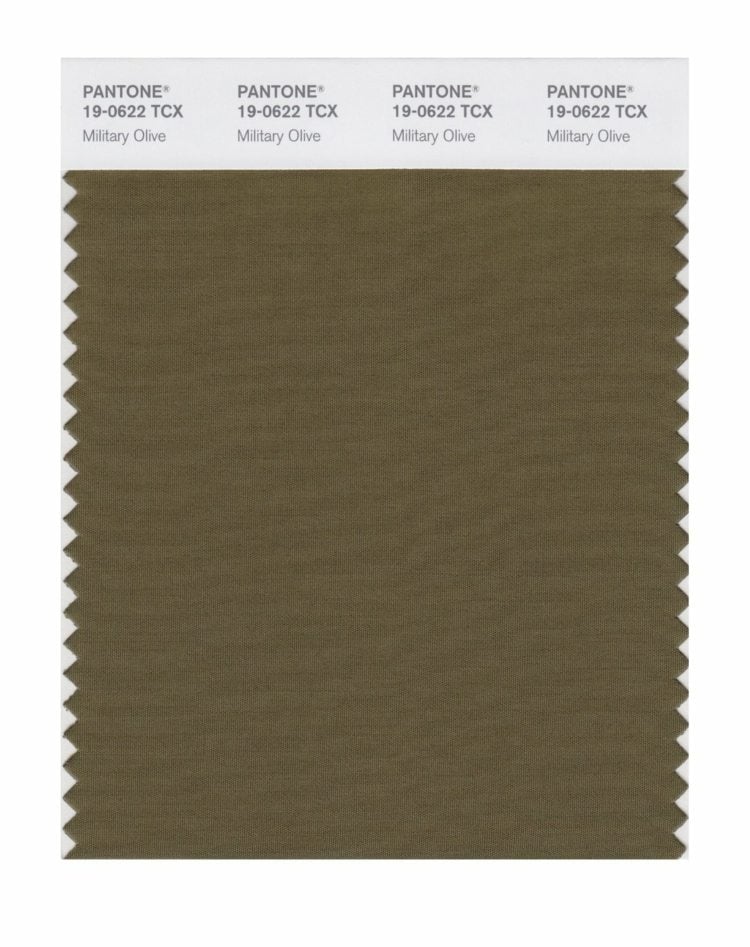 The neutral color military olive can be combined with other colors