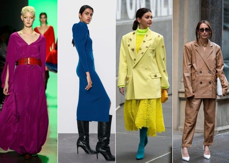 Colors 2020 in fashion in autumn and winter - it can be upbeat and neutral
