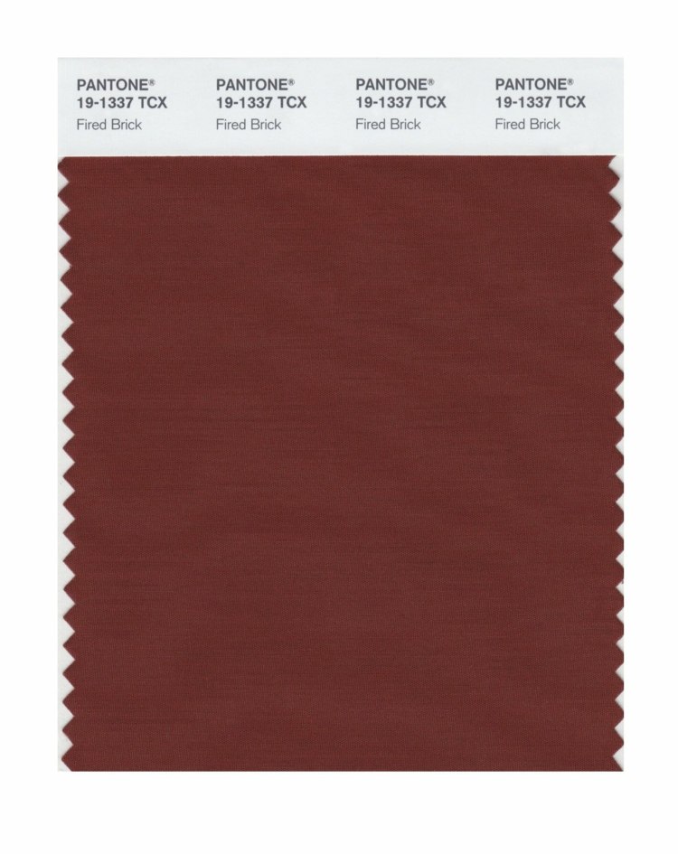 Fired Brick from Pantone for the Fall and Winter 2020-2021 season