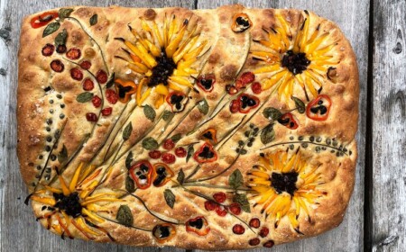 Fladenbrot mit Gemüse Low Carb Foccacia Garden Rezept