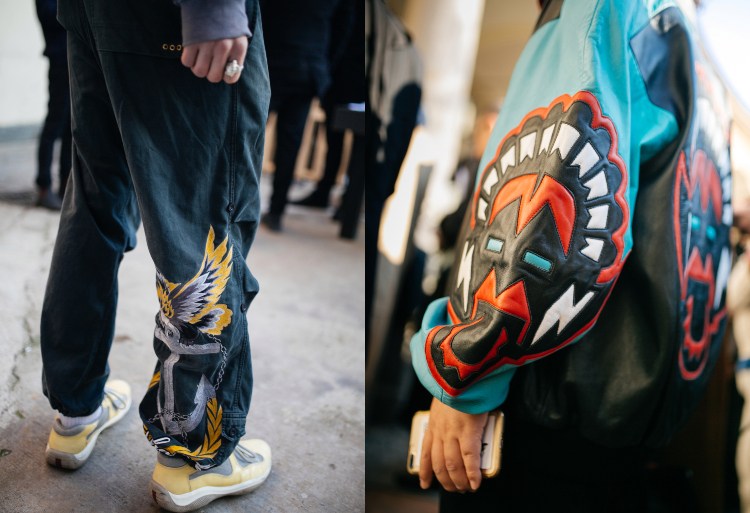 Herbst Trends 2020 Herren Jeans und Jacken mit Tattoo Motiven