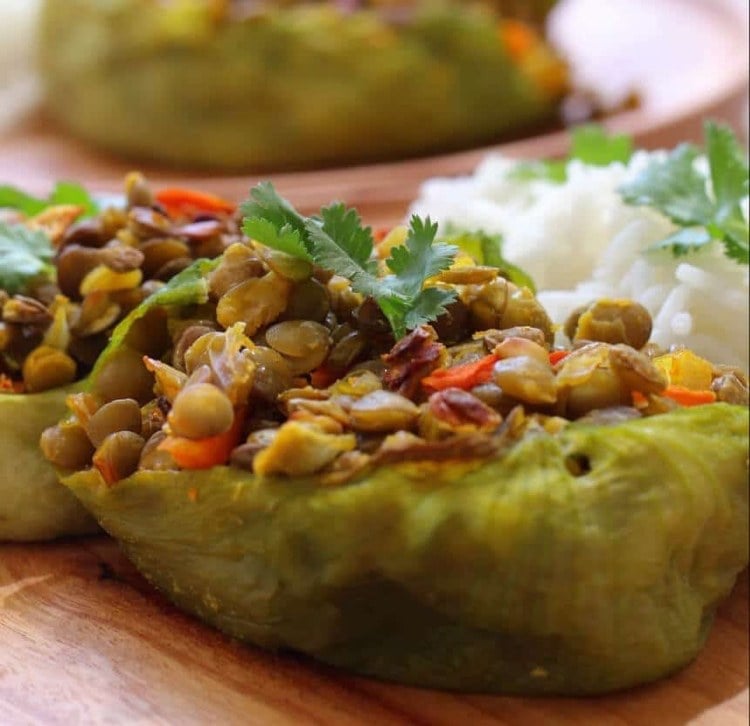 Inka Gurke kochen mit Linsen Idee für vegetarisches Rezept