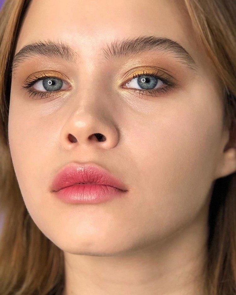 Make-up Trends 2020 Brauner Lidschatten Look