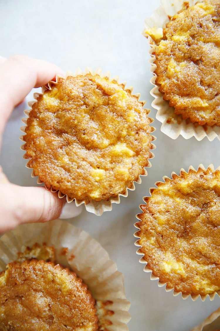 Peach Muffins Low-Carb Baking Recipes Peach Cobbler Recipe