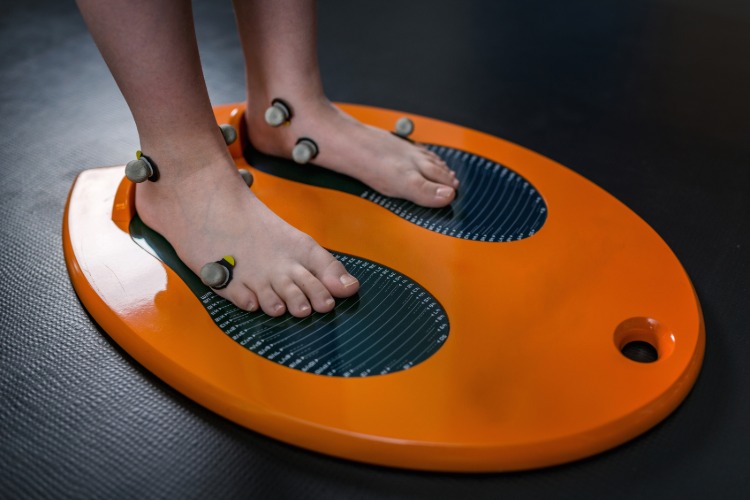 einsatz von 3d körperscanner an den füßen zur thermaler messung