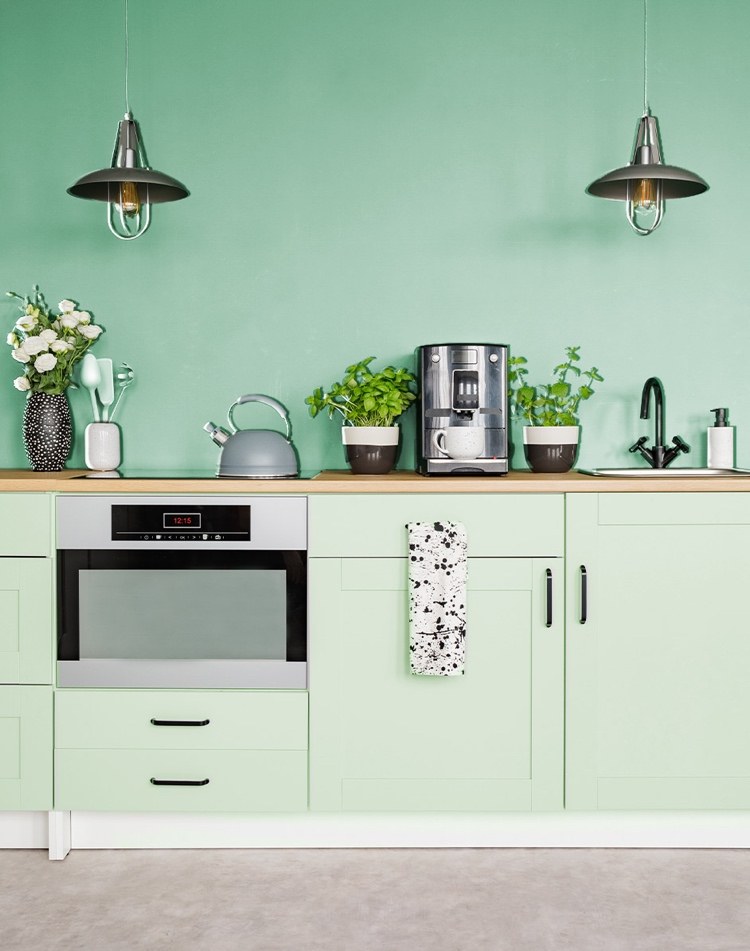 mint color 2020 for kitchen
