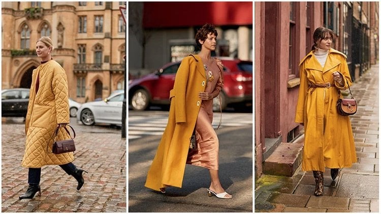 fashion novelties autumn 2020 trend color ocher