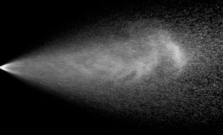 aerosols spreading in the air coronaviruses in air particles are effective in covid 19 nasal spray