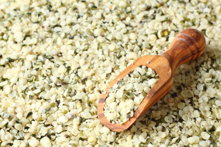 vegan food omega 3 fatty acids provide peeled hemp seeds