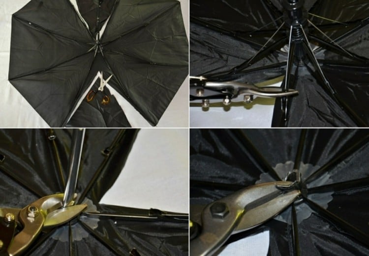 Bat Wings Instructions - Edit the frame of the umbrella