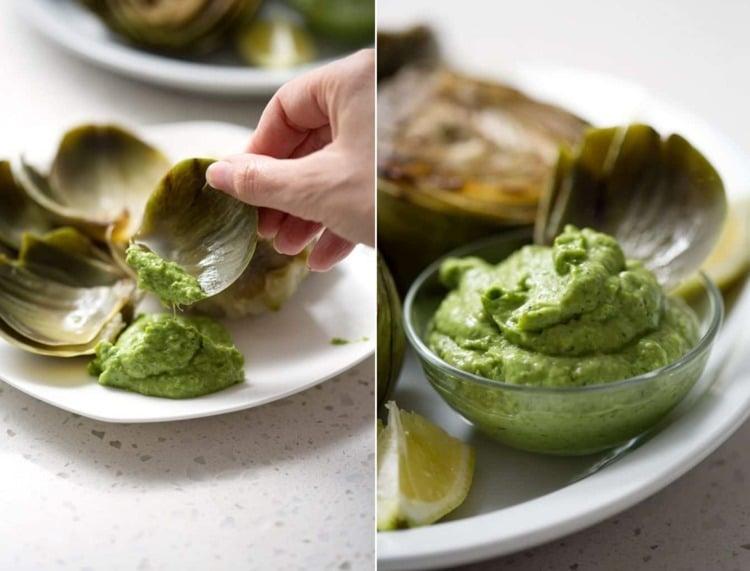 Avocado-Dip für Artischocken - Gesund und lecker essen