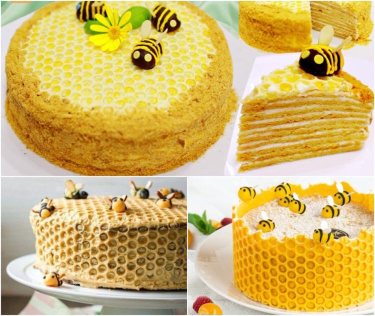 Baking bee cake recipe for Medovik