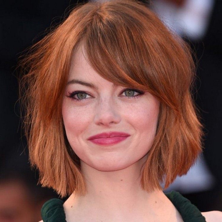 Bob Hairstyle with Side Bangs Short Hairstyles Fall 2020