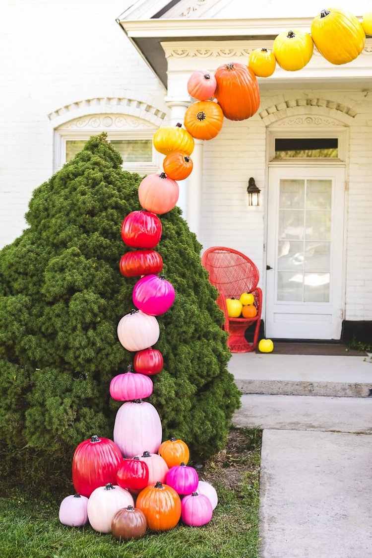 Halloween Deko für den Vorgarten selber machen