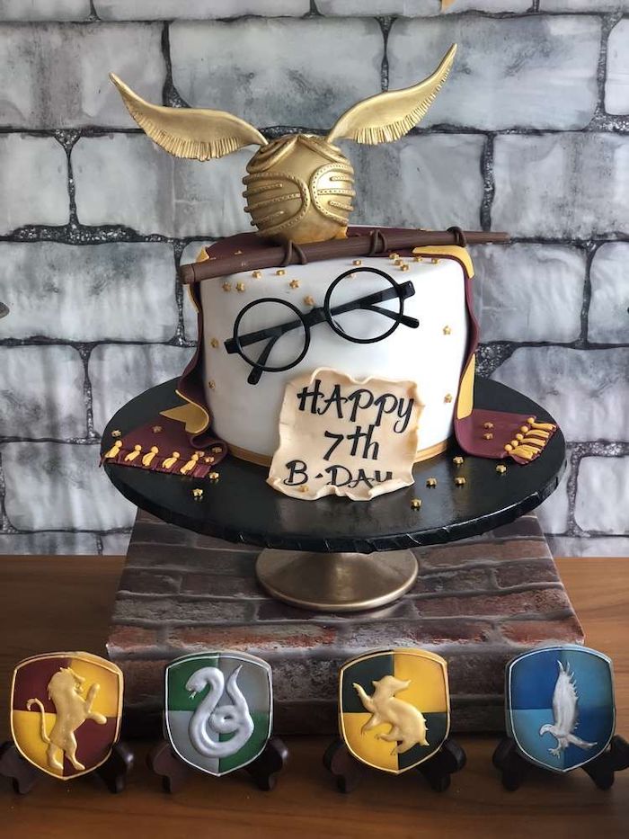 Harry Potter Motivtorte zum 7 Geburtstag