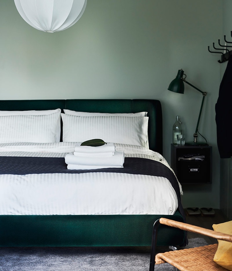 Ikea Katalog 2021 Polsterbett für modernes Schlafzimmer