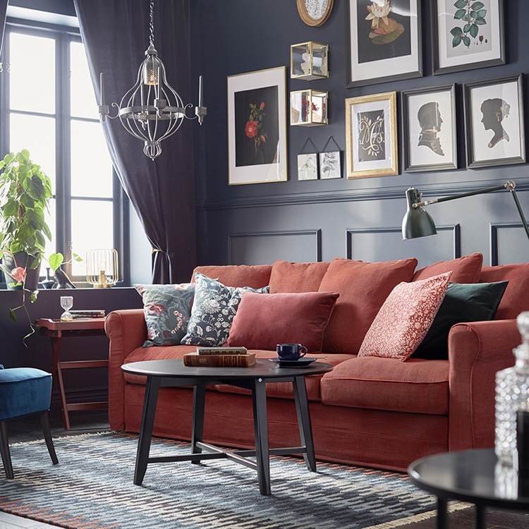 Ikea Katalog Wohnzimmer Highlights und Einrichtungsidee Härlanda Sofa