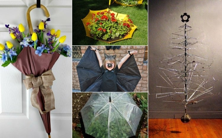 Kaputter Regenschirm - Upcycling Ideen zum Nachmachen