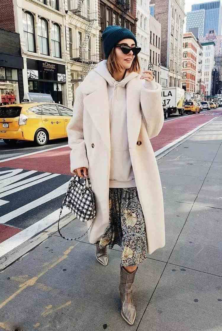 Teddy Coat Outfit Winter Accessoires Trends Frauen