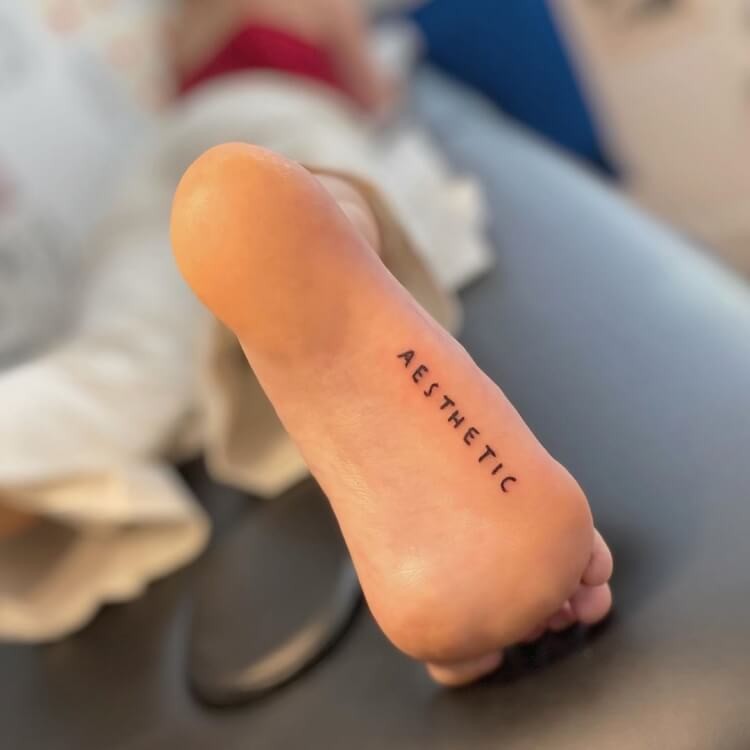 kleine Tattoos für Frauen Tattootrends 2020 Tattoo Fußsohle