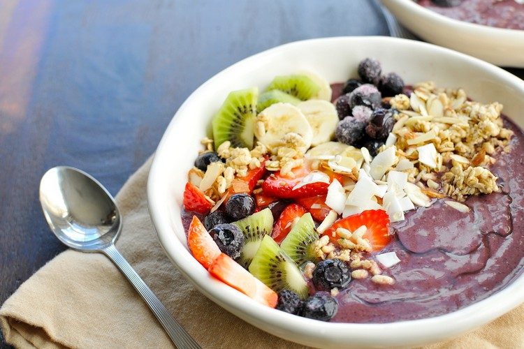 Acai bowl recipe without banana Healthy breakfast ways to lose weight