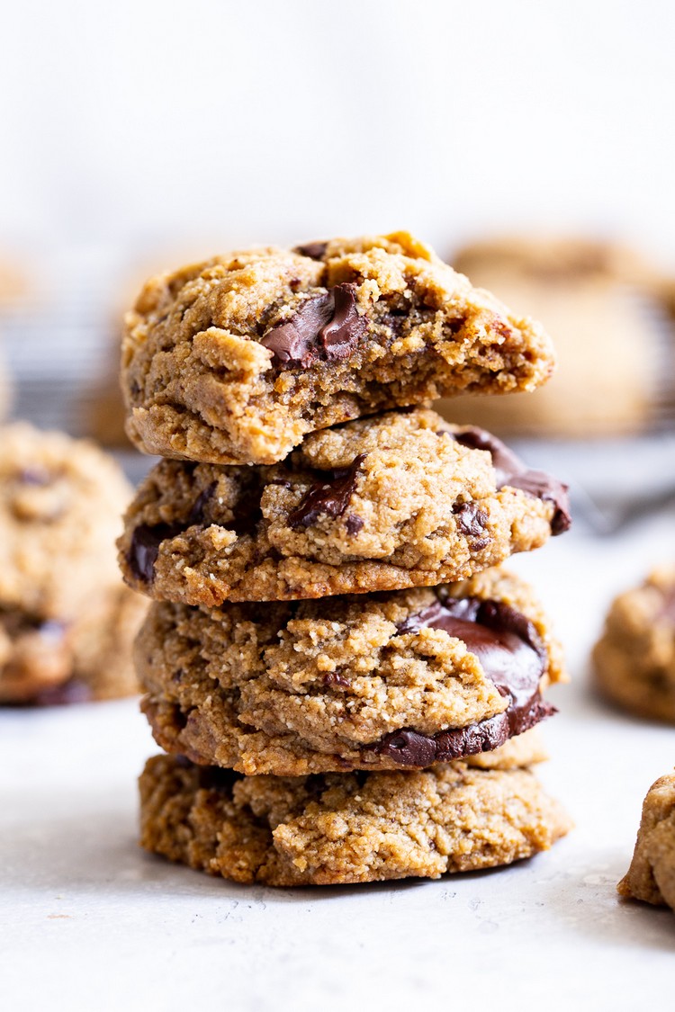 Backen mit Proteinpulver Cookies Schokoladen Kekse Rezept ohne Zucker