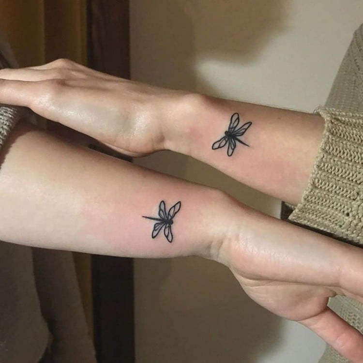 Beste Freundinnen Tattoos Ideen Libelle Tattoo Bedeutung