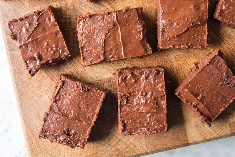 Brownies mit Proteinpulver Rezept kalorienarme Backrezepte Schokoladenkuchen ohne Zucker