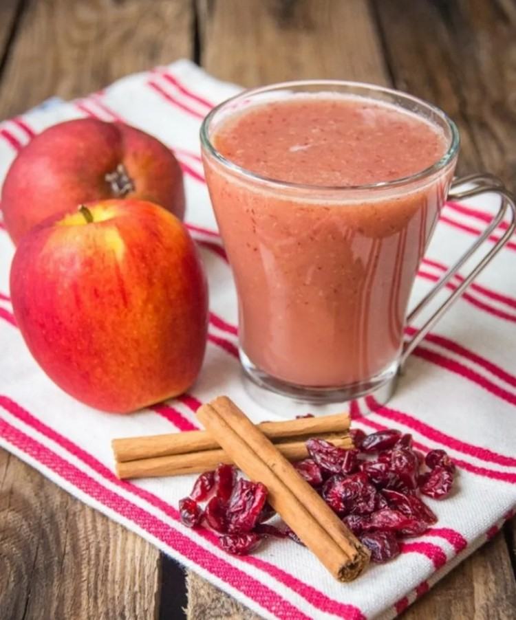 Cranberry-Apfel-Smoothie Rezept für Herbst