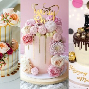Drip Cake wie machen Geburtstagstorte für Männer dekorieren Tipps