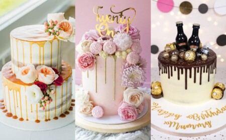 Drip Cake wie machen Geburtstagstorte für Männer dekorieren Tipps