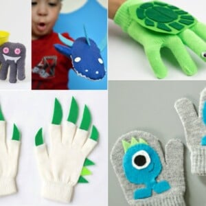 Handschuhe für Kinder gestalten - Dekoideen und Inspirationen zum Basteln mit alten Handschuhen