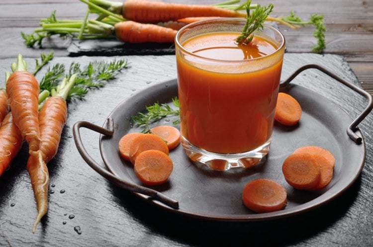 Carrot juice is good for your eyes