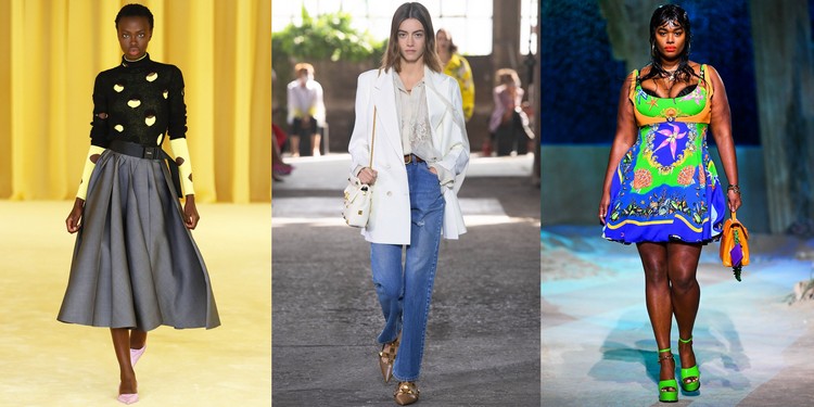 Modetrends Frühjahr 2021 Mailand Fashion Week Trends Frauen