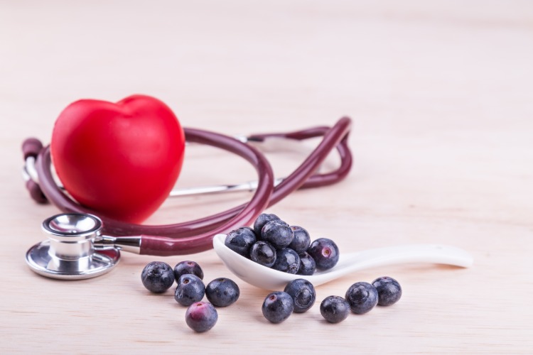 flavonoide lebensmittel wie blaubeeren sind reich an antioxidantien und senken den blutdruck