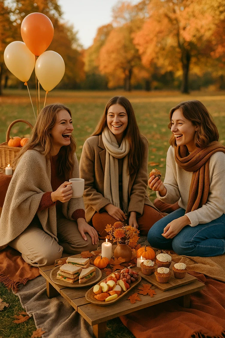 ideen 30 geburtstag feiern herbst picknick im park