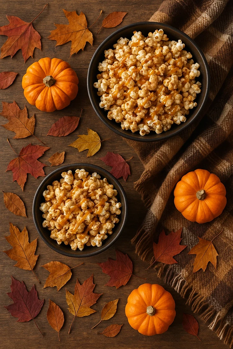 popcorn mit zimt zucker karamell