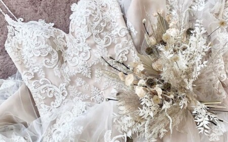 trockenblumenstrauß für hochzeit im trend