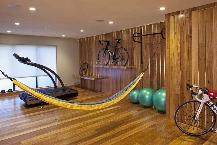 Fitnessstudio Einrichtung Home Gym Ideen Fitnessraum Zuhause einrichten