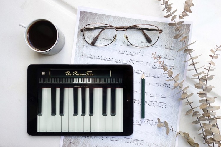 Krank zuhause was machen Klavier spielen mit App lernen