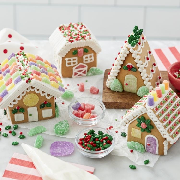 Lebkuchenhaus dekorieren - Welche Süßigkeiten Sie verwenden könnten
