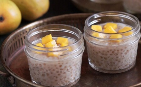 Tapioka in Kokosmilch kochen und als Vanillepudding servieren